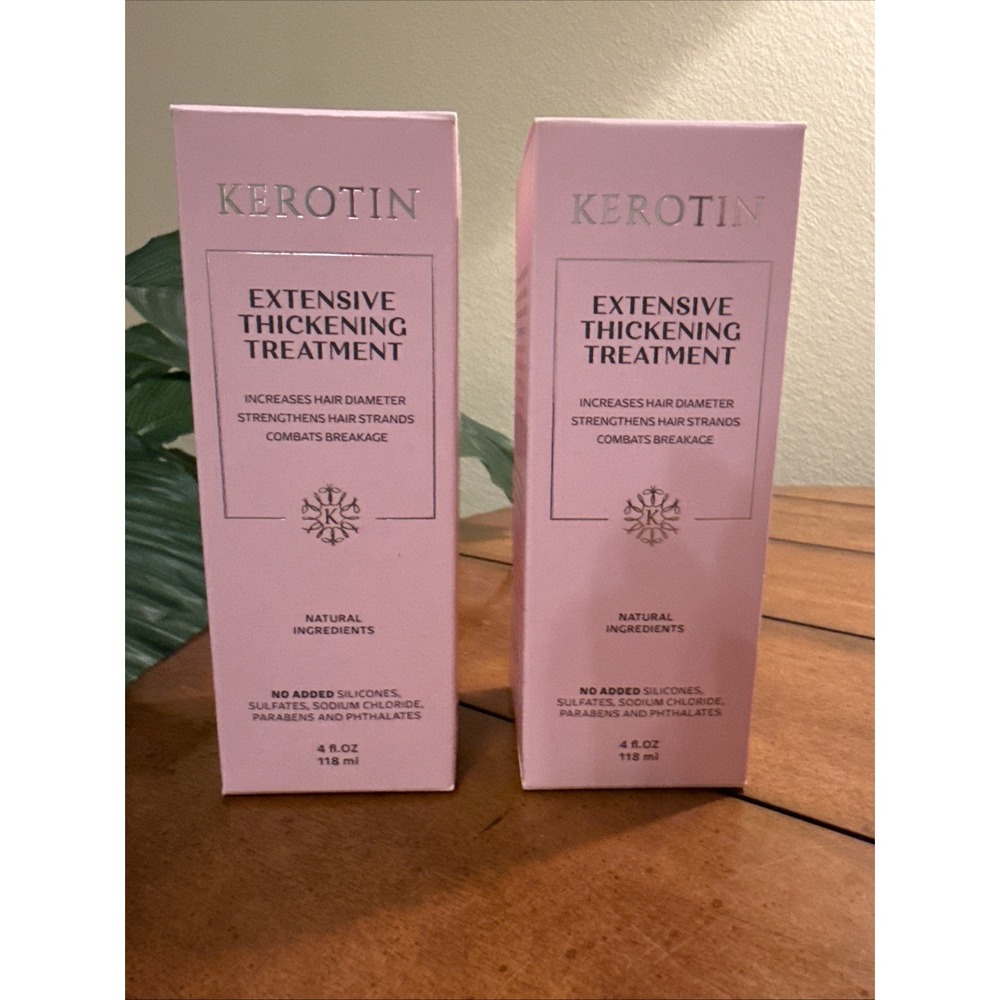 Kerotin Extensive Thickening Treatment 4 Fl oz.  Sold as set of 2. Brand new